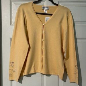 NWT Pendleton Silk Cardigan - Size L